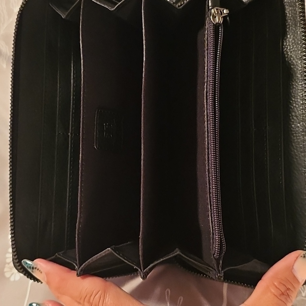 Sts Black Geometric Pattern Wallet - image 4